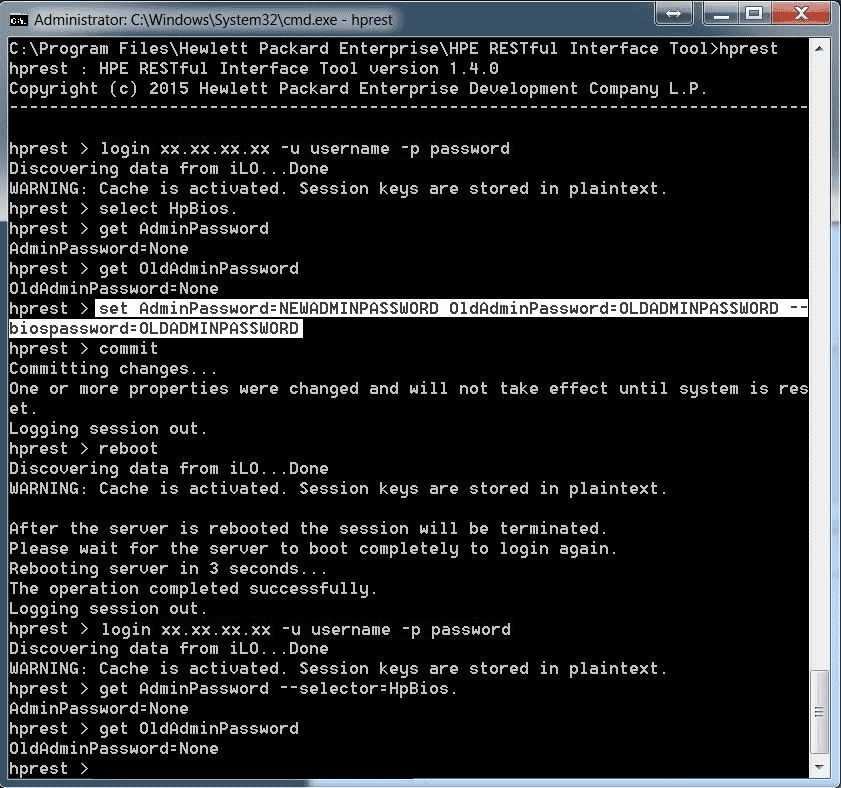 BIOS Password Example 2