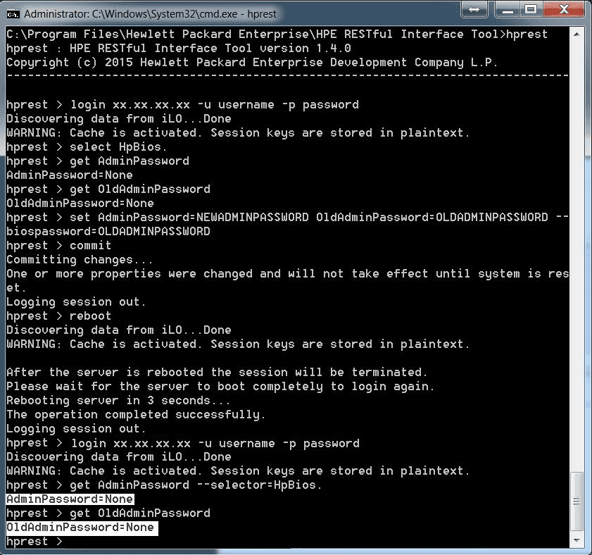 BIOS Password Example 4